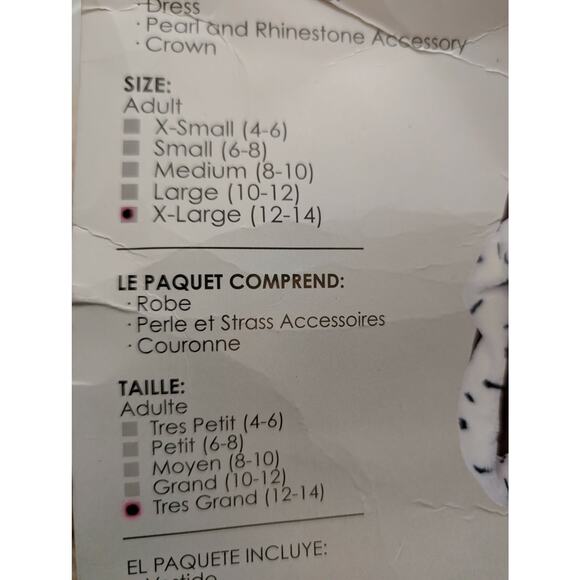 NEW! Royal Storybook Queen Medieval Sz XL Halloween Costume Christmas Mrs Claus - Picture 9 of 15